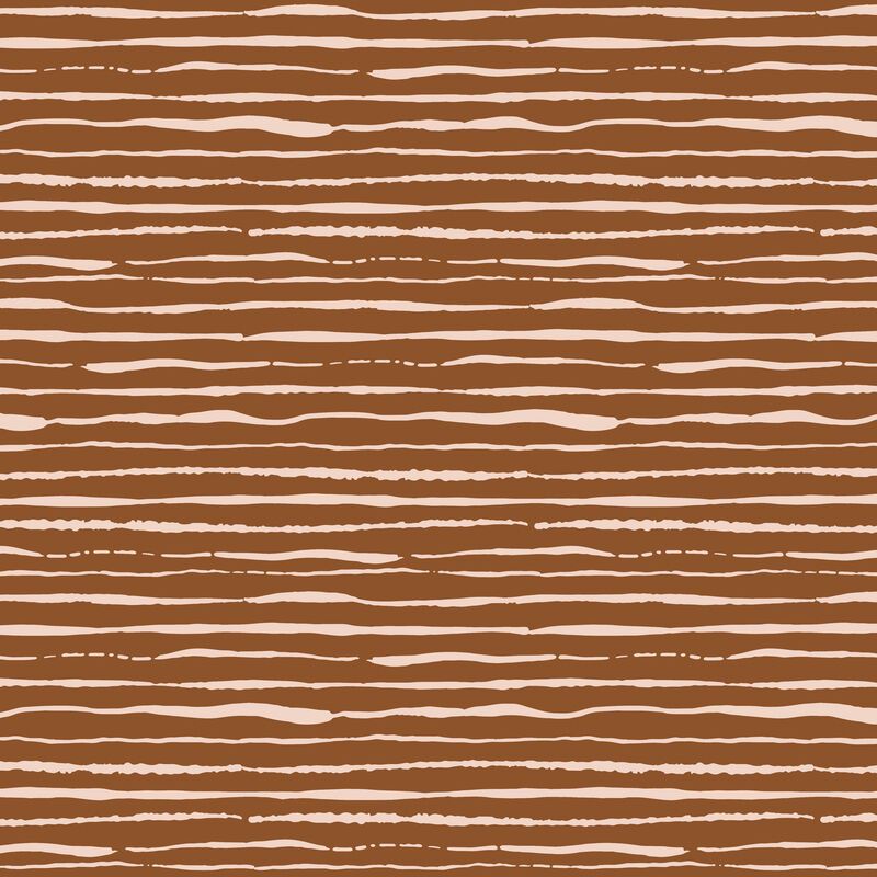 Jersey GOTS Stripes - Rust