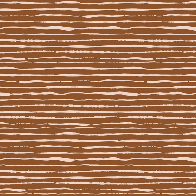 Hovedbilde Jersey GOTS Stripes - Rust